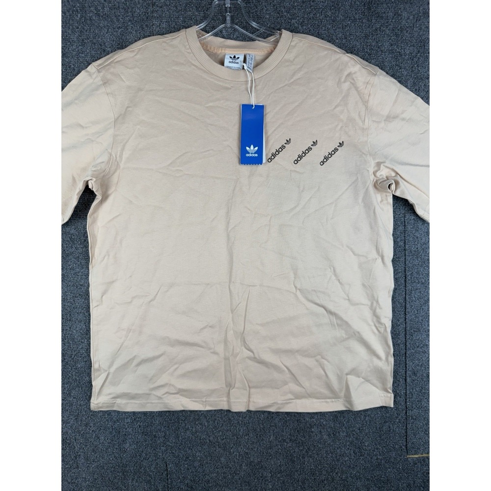 Adidas Women's Logomania Oversized T-Shirt Halo Blush HM4878